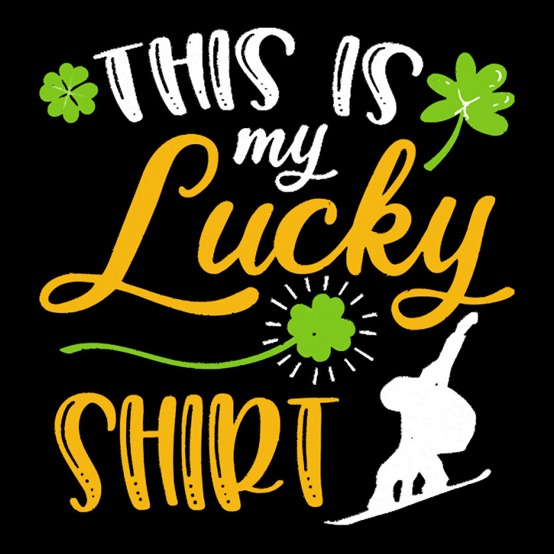 Snowboarding St Patricks Day T  Shirt Snowboarding This Is My Lucky Sh Youth Jogger | Artistshot