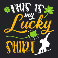 Snowboarding St Patricks Day T  Shirt Snowboarding This Is My Lucky Sh Youth Tee | Artistshot