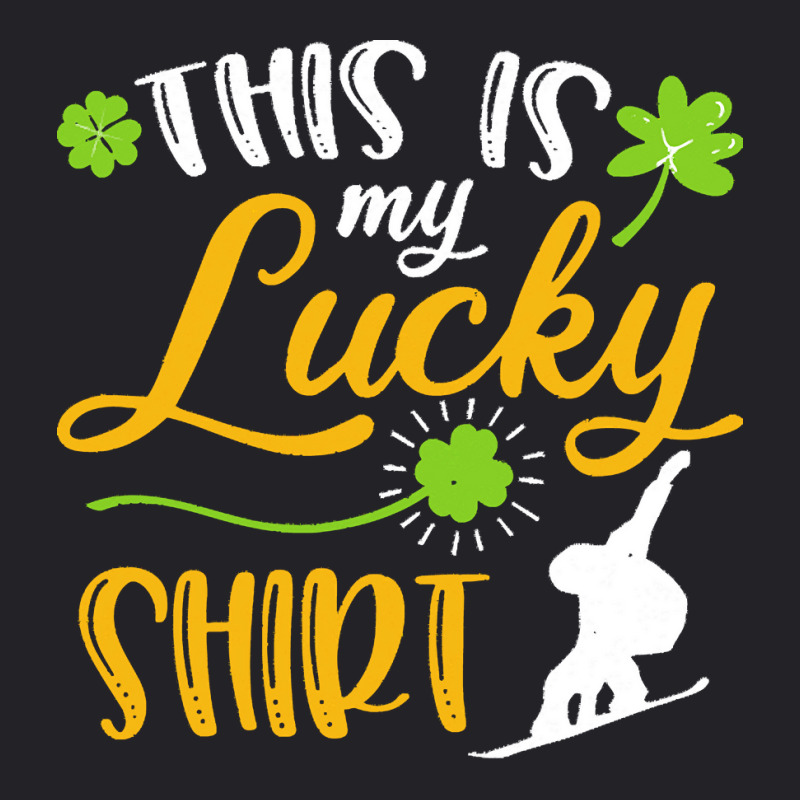 Snowboarding St Patricks Day T  Shirt Snowboarding This Is My Lucky Sh Youth Tee | Artistshot