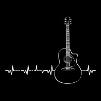 Guitar Heartbeat Pulse - Musical Theme Pocket T-shirt | Artistshot