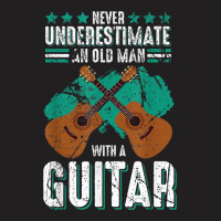 Guitarist An Old Man With A Guitar Gift T-shirt | Artistshot