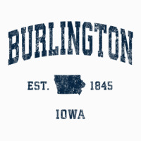 Burlington Iowa Ia Vintage Athletic Navy Sports Design Coffee Mug | Artistshot