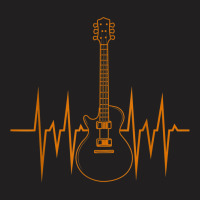 Heartbeat Guitarist Musician Gift Guitar T-shirt | Artistshot