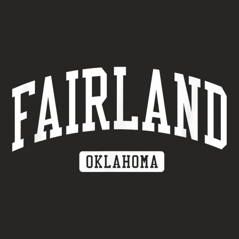 Fairland Oklahoma Ok Vintage Athletic Sports Design T Shirt Ladies Fitted T-Shirt by noelenedh2mar | Artistshot