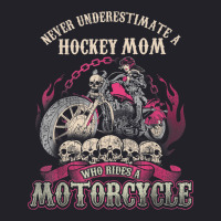 Hockey Biker Chick Lady Mom Motorcycle Tshirt Unisex Sherpa-lined Denim Jacket | Artistshot