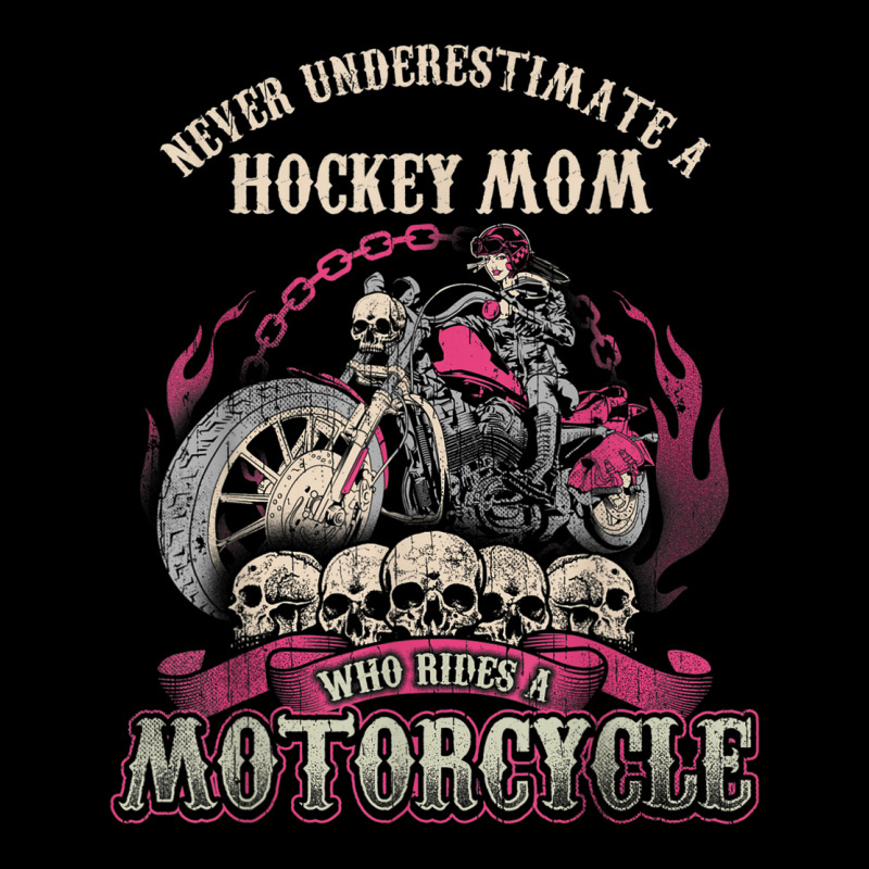 Hockey Biker Chick Lady Mom Motorcycle Tshirt Zipper Hoodie | Artistshot