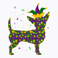 Funny Dog Mardi Gras, Cute Leopard Chihuahua Puppy Lover T Shirt T-shirt | Artistshot