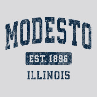 Modesto Illinois Il Vintage Athletic Sports Design Women's Triblend Scoop T-shirt | Artistshot