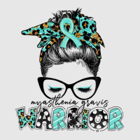 Messy Bun Women Teal Ribbon Myasthenia Gravis Warrior Unisex Jogger | Artistshot