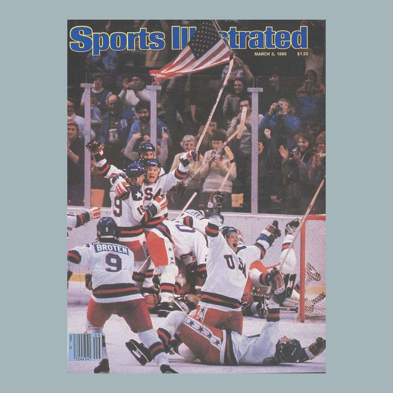 Usa Hockey, 1980 Winter Olympics Sports Illustrated Cover Unisex Sherpa-lined Denim Jacket | Artistshot