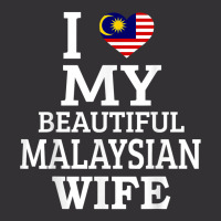 I Love My Beautiful Malaysian Wife T Shirt Vintage Hoodie And Short Set | Artistshot