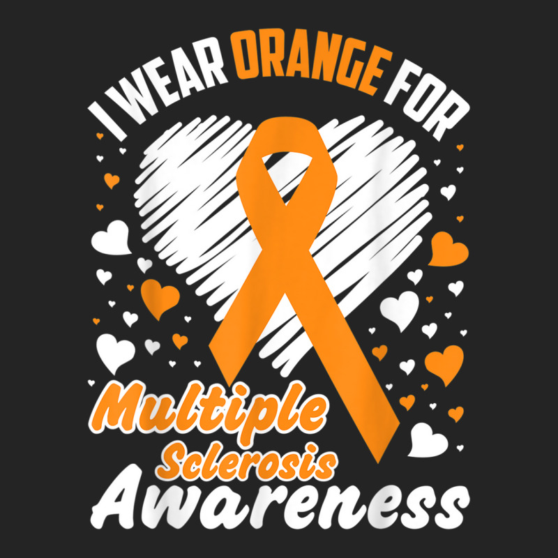 I Wear Orange For Multiple Sclerosis Awareness Shirt Tshirt 3/4 Sleeve Shirt | Artistshot