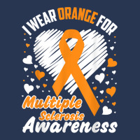 I Wear Orange For Multiple Sclerosis Awareness Shirt Tshirt Men Denim Jacket | Artistshot