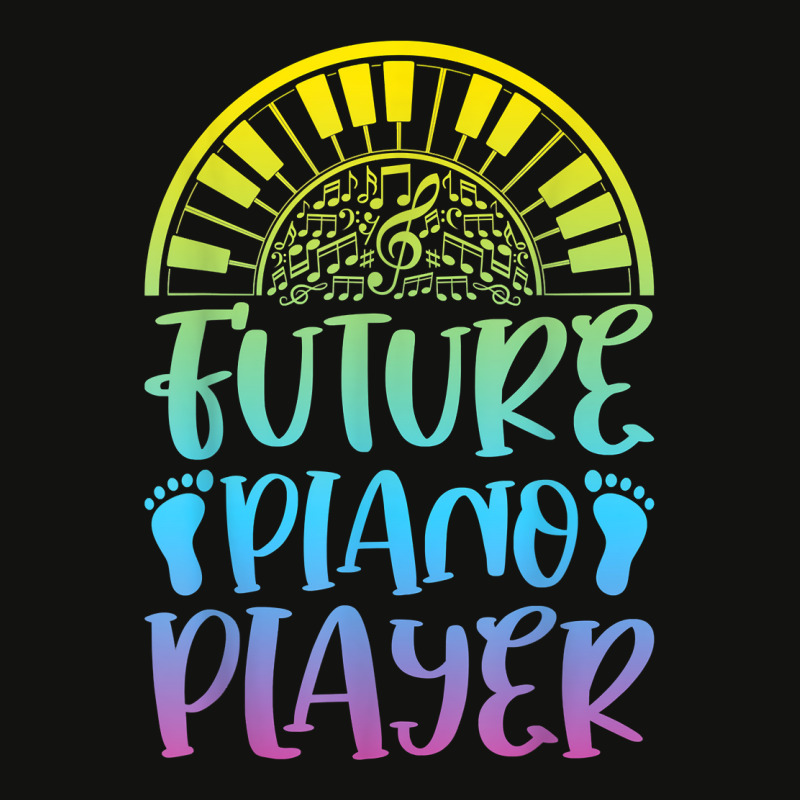 Future Piano Player   Keboard Player Piano Music T Shirt Scorecard Crop Tee by xq8pjbeamer | Artistshot