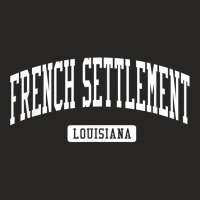 French Settlement Louisiana La Vintage Athletic Sports Desig T Shirt Ladies Fitted T-shirt | Artistshot