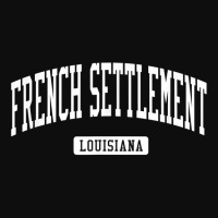 French Settlement Louisiana La Vintage Athletic Sports Desig T Shirt Crop Top | Artistshot