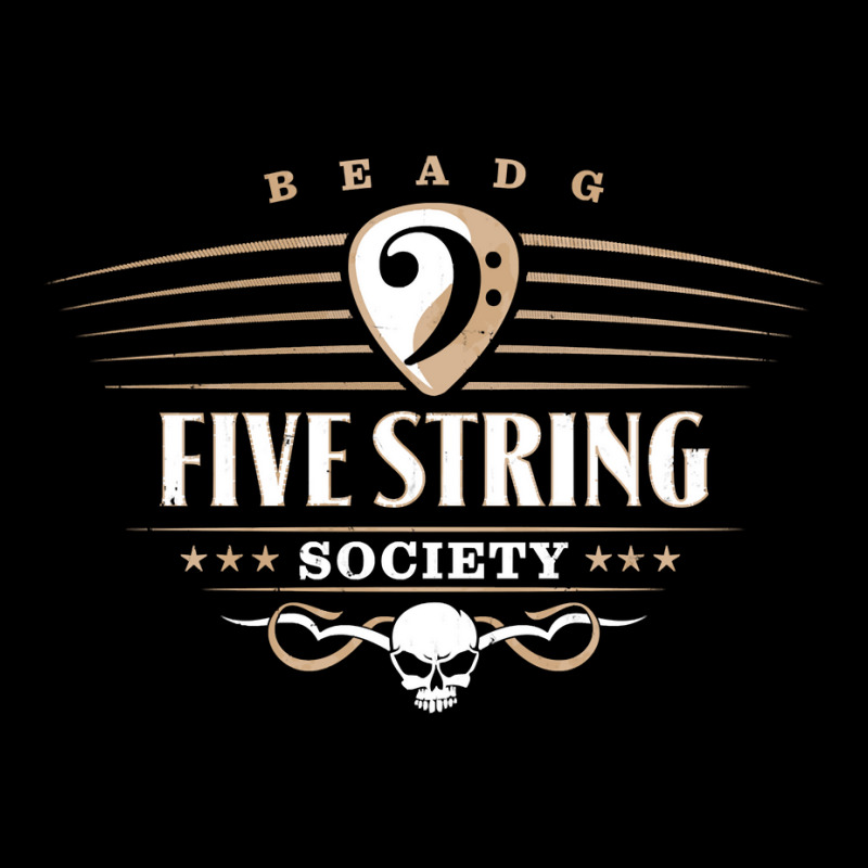 Five String Society For 5 String Bass Guitar Players Pullover Adjustable Cap by Bradley | Artistshot