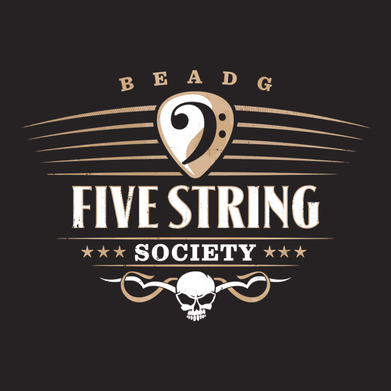 Five String Society For 5 String Bass Guitar Players Pullover Vintage Cap by Bradley | Artistshot