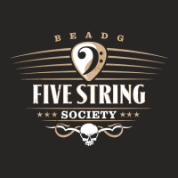 Five String Society For 5 String Bass Guitar Players Pullover Ladies Fitted T-shirt | Artistshot