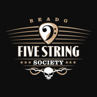 Five String Society For 5 String Bass Guitar Players Pullover Crop Top | Artistshot