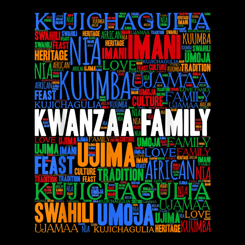 Kwanzaa Family 7 Principles T Shirt Zipper Hoodie by tawny4okburd | Artistshot