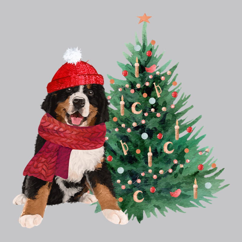 Bernese Mt Dog With Charismas Tree Bernese Mountain Christmas Gift 24 Baby Bodysuit by Eme90 | Artistshot