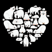 Polar Bear Lover Polar Bear Heart Valentine Gift Men Women Maternity Scoop Neck T-shirt | Artistshot