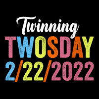 Twinning Twosday Tuesday February 22nd 2022 Funny Vintage T Shirt Youth Jogger | Artistshot