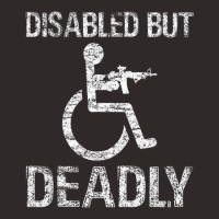 Disabled But Deadly Racerback Tank | Artistshot