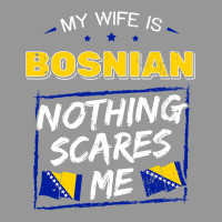 My Wife Is Bosnian Bosnia And Herzegovina Heritage Flag T Shirt Women's V-neck T-shirt | Artistshot