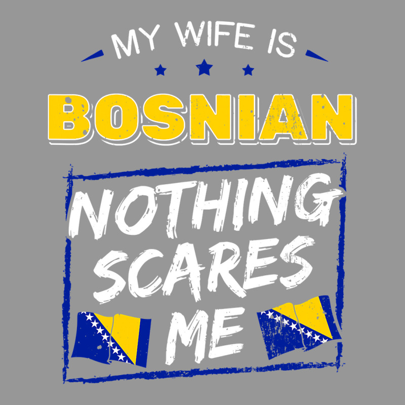 My Wife Is Bosnian Bosnia And Herzegovina Heritage Flag T Shirt Women's V-Neck T-Shirt by kogmor58594 | Artistshot