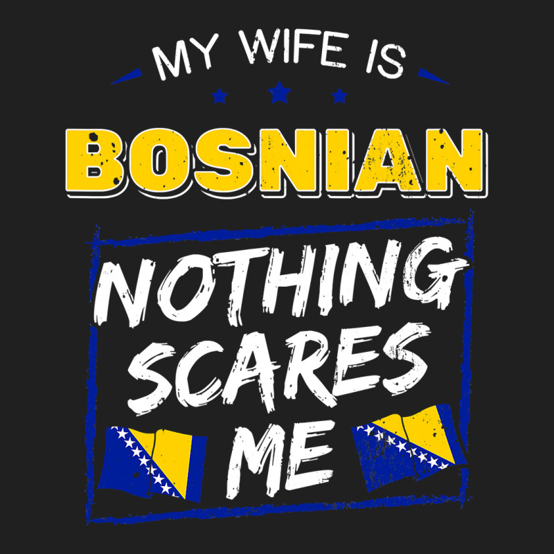 My Wife Is Bosnian Bosnia And Herzegovina Heritage Flag T Shirt Ladies Polo Shirt by kogmor58594 | Artistshot