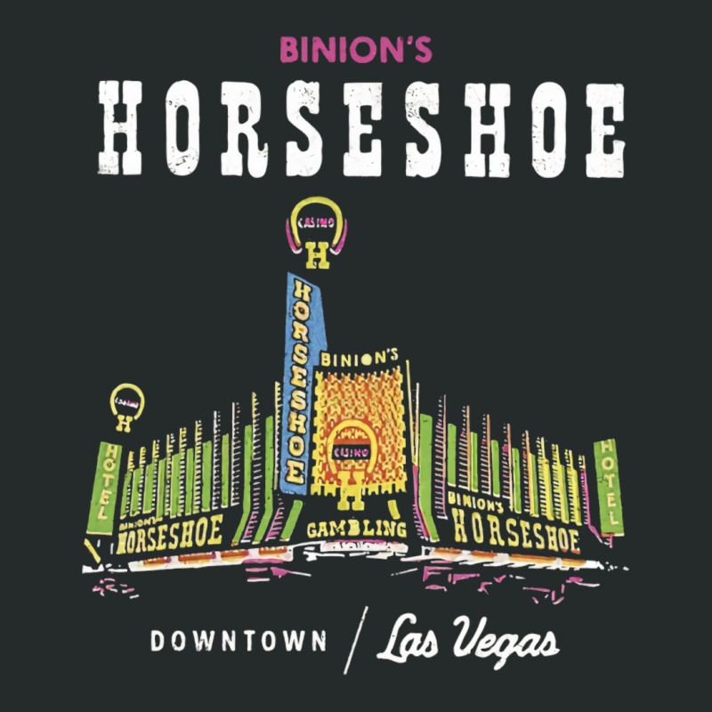 Binion's Horseshoe Hotel Casino Vintage Retro Las Travel Aesthetic Hip Women's Triblend Scoop T-shirt by holzenminomo8 | Artistshot