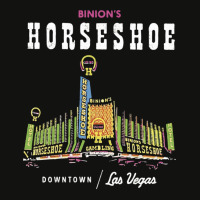 Binion's Horseshoe Hotel Casino Vintage Retro Las Travel Aesthetic Hip Scorecard Crop Tee | Artistshot