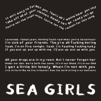 Sea Girls Lyrics Tank Top | Artistshot