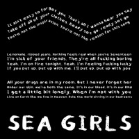 Sea Girls Lyrics V-neck Tee | Artistshot