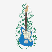 Blue Offset Style Electric Guitar Flowering Vines Camper Cup | Artistshot