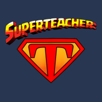 Superteacher Superhero Funny Teacher Superteacher Men Denim Jacket | Artistshot