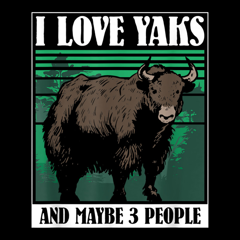 I Love Yaks And Maybe 3 People   Highland Cow Yak T Shirt Adjustable Cap by xq8pjbeamer | Artistshot