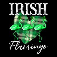 Irish Flamingo For Dark Men's 3/4 Sleeve Pajama Set | Artistshot