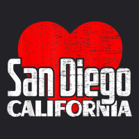 I Love San Diego California Retro Big Heart Vacation T Shirt Youth Tee | Artistshot