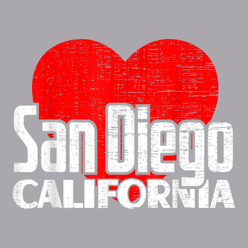 I Love San Diego California Retro Big Heart Vacation T Shirt Youth 3/4 Sleeve by jessamynb4pru | Artistshot