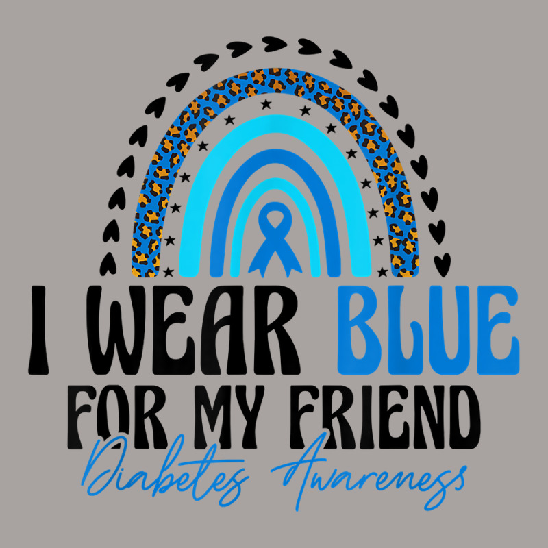 I Wear Blue For My Friend T1d Type 1 Diabetes Awareness T Shirt Racerback Tank by nilda1pr4klauer | Artistshot