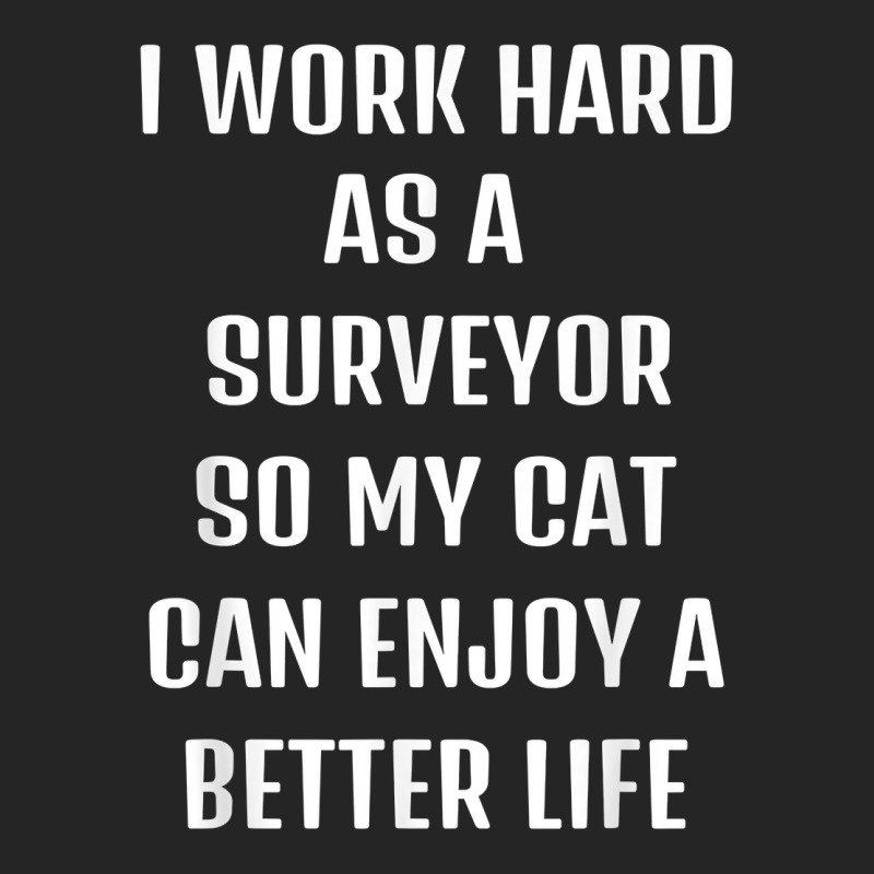 I Worked Hard As A Surveyor For My Cats Lifestyle T Shirt Unisex Hoodie by xq8pjbeamer | Artistshot