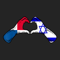 Isreal Panama Flag Isreali Panamanian Heart T Shirt 3/4 Sleeve Shirt | Artistshot