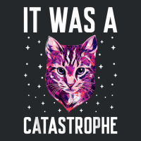 It Was A Catastrophe Cat Lover Dad Jokes Kitten Punchline T Shirt Crewneck Sweatshirt | Artistshot