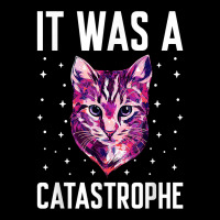 It Was A Catastrophe Cat Lover Dad Jokes Kitten Punchline T Shirt Men's 3/4 Sleeve Pajama Set | Artistshot