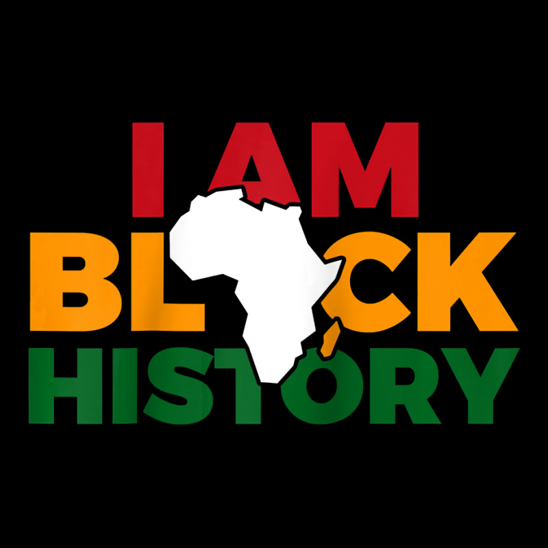 I Am Black History Men Women Boys Girls Black History Month Raglan Bas ...
