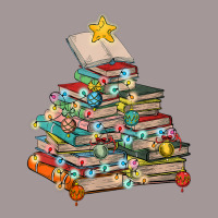 Library Christmas Tree Librarian X Mas Lights Book Lover T Shirt Vintage Short | Artistshot