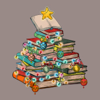 Library Christmas Tree Librarian X Mas Lights Book Lover T Shirt Vintage T-shirt | Artistshot